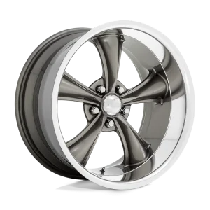American Racing Vintage – VN338 BOSS TT – Gunmetal – 18″x8″ 2mm – Summer Wheels – VN338188012902US